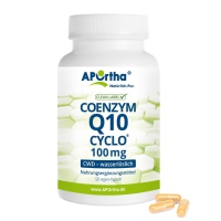 Aportha Coenzym Q10 CWD 100 mg - 120 vegane Kapseln - wasserlösliches Coenzym Q10