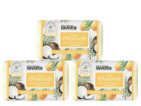 LaVolta Shéa Feine Pflegeseifen 3x150g Orange & Kokos