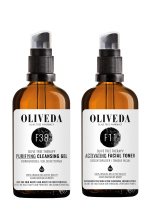 Oliveda Cleansing Set Reinigungsgel F38 (100ml) + Gesichtswasser F11 (100ml)