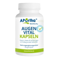 Aportha Augen Vital Kapseln mit Lutein, Zeaxanthin und Lycopin