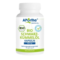 APOrtha® Bio-Schwarzkümmelöl 500mg - 120 vegane Kapseln (MHD 3/2025)