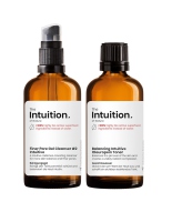 Oliveda THE INTUITION Balancing Intuitive Oleuropein Toner 100ml + Finer Pore GEL Cleanser 100ml