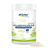 APOrtha® Collagen Pulver Pur FORTIGEL® bioaktive Collagen-Peptide (300g) Dose