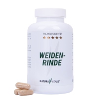 Natura Vitalis Weidenrinde - 120 Kapseln - hochdosiert (96g) MHD 12/2025
