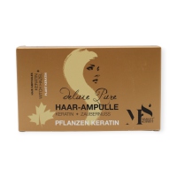 Margot Schmitt Deluxe Pure Haar-Ampullen + Keratin 6x10ml I Cashmere-Keratin, Pflanzen-Keratin, Klettenwurzel, Zaubernuss & Calendula
